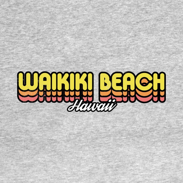 Waikiki Beach Hawaii by rojakdesigns